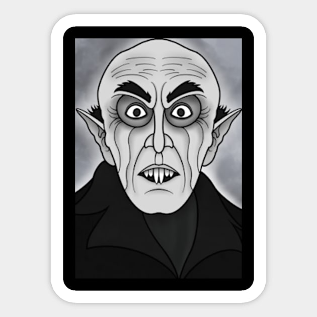 Count Orlok Sticker by JGOBLICK.ART